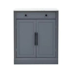 Buffet bahut moderne, meuble d'appoint avec 2 étagères réglables et 2 étagères de porte, meuble de rangement pour salon, entrée, couloir