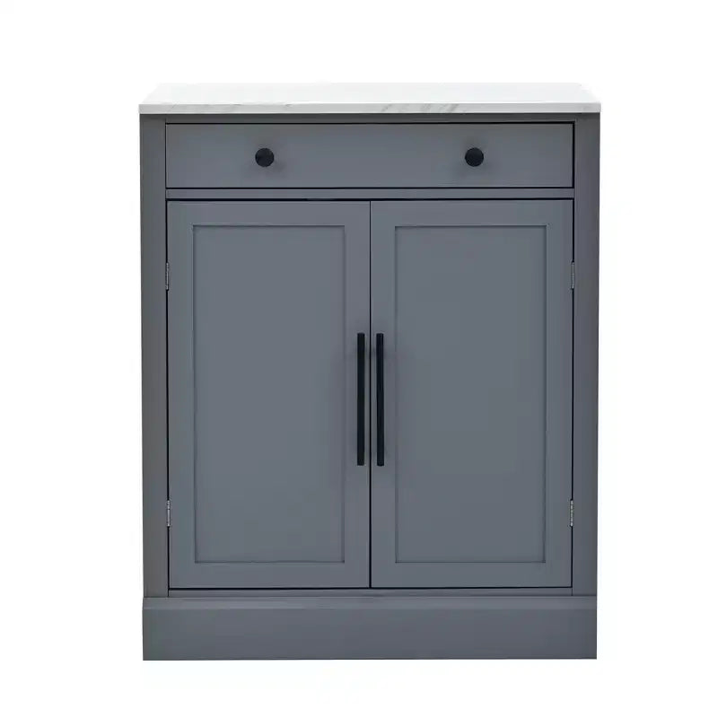 Buffet bahut moderne, meuble d'appoint avec 2 étagères réglables et 2 étagères de porte, meuble de rangement pour salon, entrée, couloir