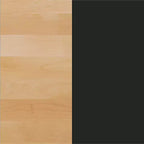 Plateau de table rectangulaire en bois massif, de qualité commerciale, pour intérieur, avec base en X en fonte résistante à la rouille de 23,5 x 29,5 (hauteur bar)