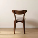 Chaises de salle à manger modernes avec assise rembourrée, chaises de cuisine en bois massif, chaises d'appoint sans accoudoirs pour salle à manger ou salon