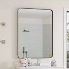 TUYOHW 30x40 Inch Wall Mount Bathroom Mirror,Modern Rectangular Wall Mount Vanity Mirror for Bathroom,Bedroom
