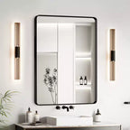 TUYOHW 20x30 Inch Wall Mount Bathroom Mirror,Modern Rectangular Wall Mount Vanity Mirror with Aluminium Frame for Bathroom,Bedroom
