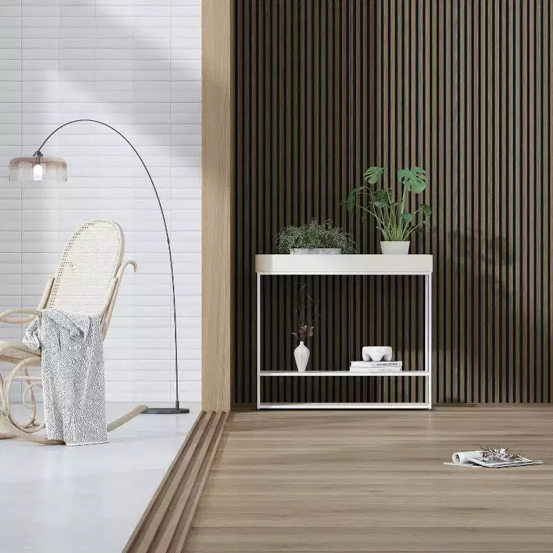Panneau acoustique en bois naturel (60x60x1.7cm, lot de 4)