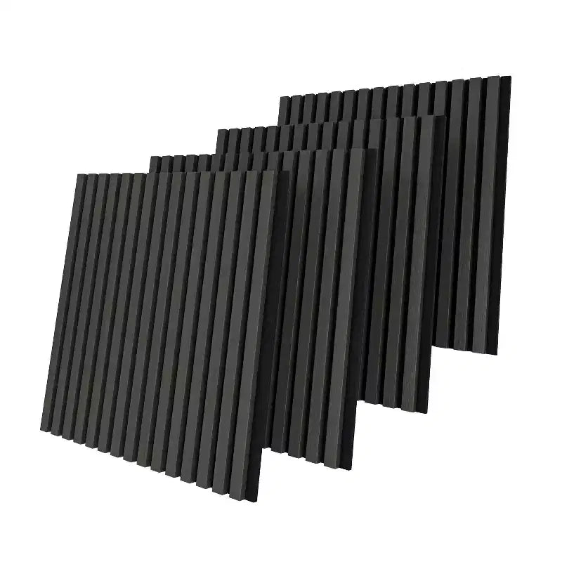 Panneau acoustique en bois naturel (60x60x1.7cm, lot de 4)
