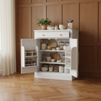 Buffet blanc style français vintage